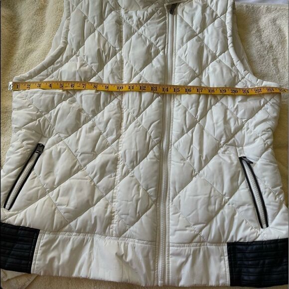 MARC NEW YORK PERFORMANCE White Asymmetrical Zipper Vest.Size 2X - Picture 13 of 13